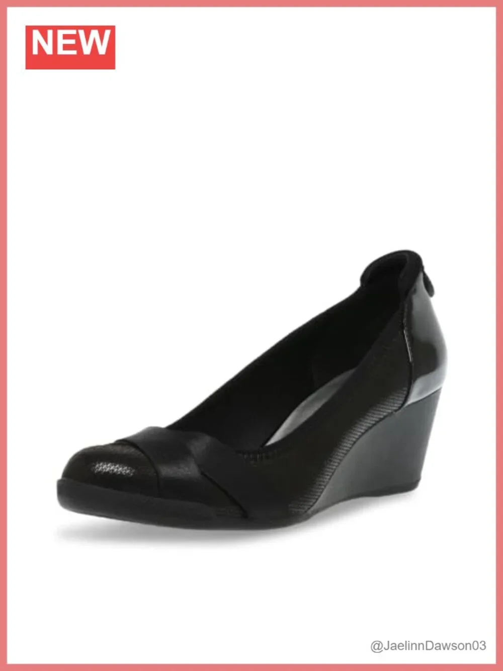 Anne Klein Wedge Heel Shoes Slip-On Lightweight